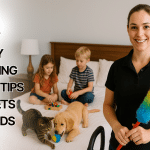 July Cleaning Safety Tips for Pets and Kids