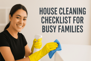 House cleaning checklist